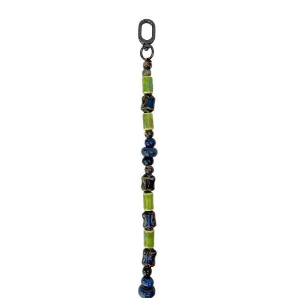 Nimmy Friends Nimmy Big Eye Cute Pet Travel Panda Mobile Phone Chain Bag Charm Ceramic Bracelet Black - N-XDY-SL-06
