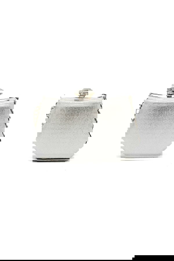 Kitise Sparkling Evening Clutch Bag with Chain Strap and Jewel Clasp