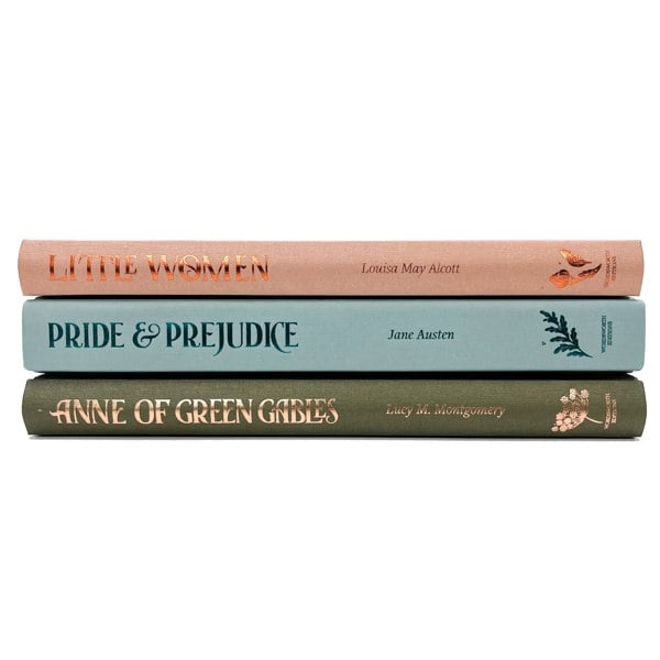 Little Women, Pride and Prejudice and Anne of Green Gables 3 Book Set (Wordsworth Luxe Collection)