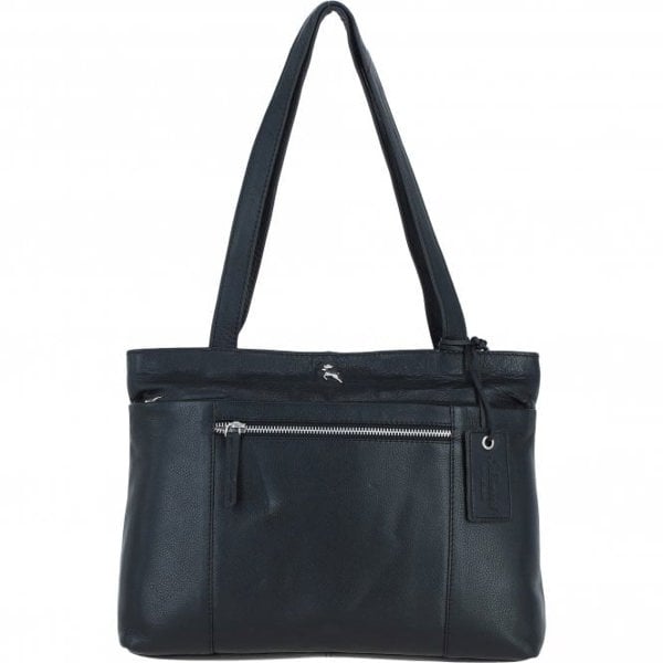 Ashwood Elegant Real Leather Multi-Pocket Shoulder Bag: Newport