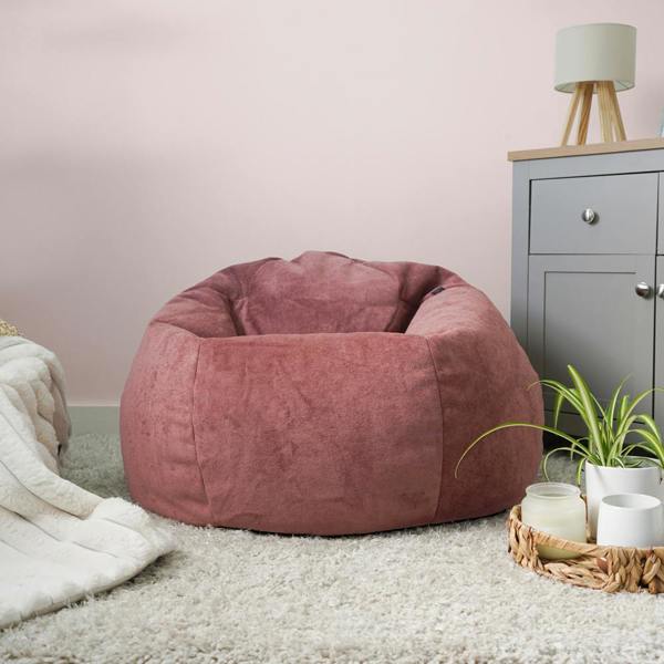 rucomfy Indoor Classic Velora Adult Bean Bag Chair - Large Bean Bag Seat