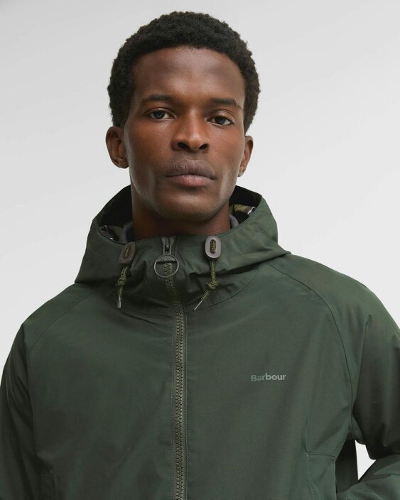 Barbour Domus Waterproof Jacket - Classic Sage - Green