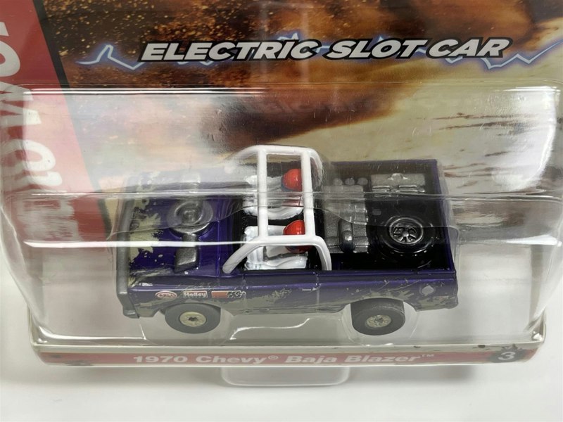 Auto World Slot Cars 1970 Chevy Baja Blazer Purple X Traction Off Road HO Scale SC375-3