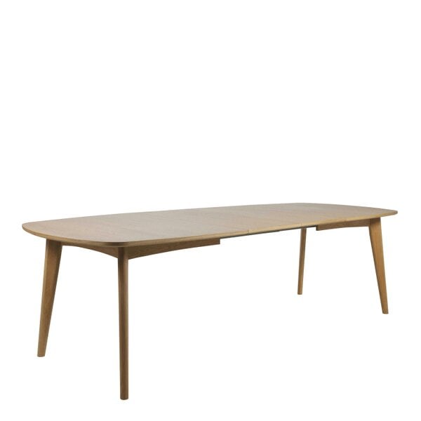 Wyld Haus Mossbloom 8 Seater Oak Extendable Dining Table