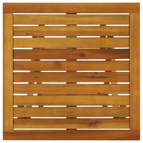 Berkfield Bistro Table 46x46x47 cm Solid Acacia Wood