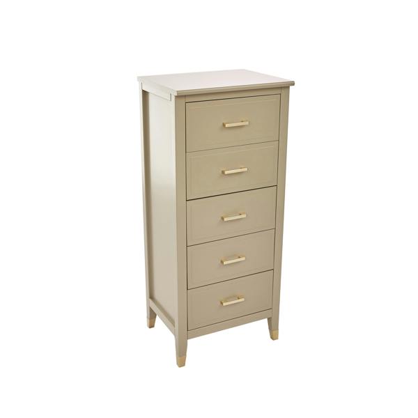Cabinet Bits Palazzi 5 Drawer Narrow Chest of Drawers