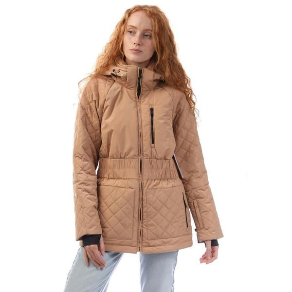 DKNY Womens/Ladies Transitional Quilted Jacket - Beige - 