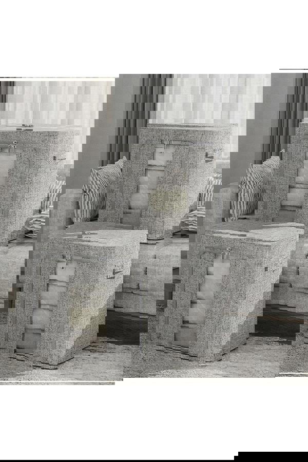 Living and Home 100L Metal Frame Foldable Fabric Storage Box Clothes Organizer with Windows