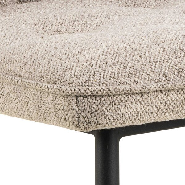 Wyld Haus Buttonfern Set of 2 Beige Diamond Upholstered Dining Chairs