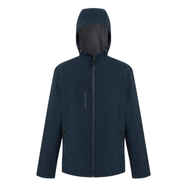 Regatta Professional Mens 2 Layer Soft Shell Jacket - Navy/Seal Grey - 