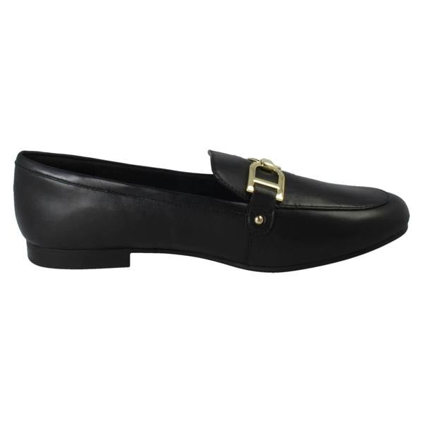 Clarks Ladies Clarks Leather Loafers Tamna Trim