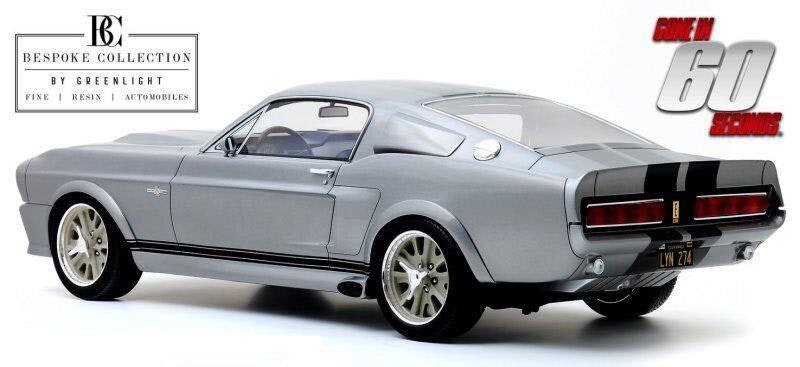 Greenlight Gone In 60 Seconds 1967 Ford Mustang Eleanor 1:12 Scale Bespoke Collection Greenlight 12102