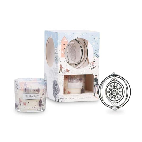 Heart & Home Candle & Tree Decoration - Gift Set