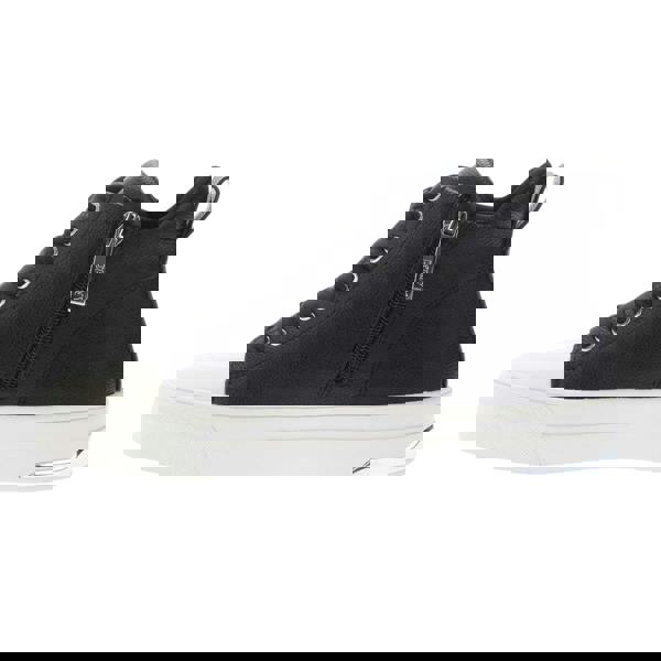 DKNY Womens/Ladies Yaser Star Leather Lace Up Ankle Boots - Black - 