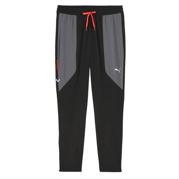 Puma Mens Flex Woven Joggers - Black/Grey - 