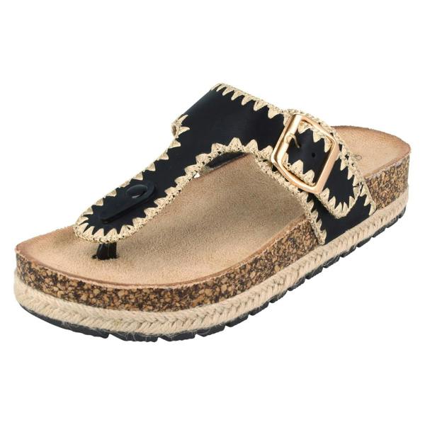 Down to Earth Ladies Down To Earth Toe Post Sandals F12105