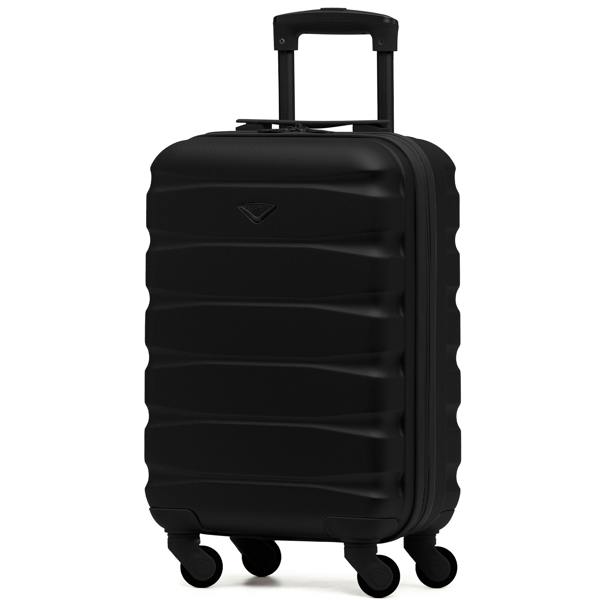 Flight Knight 55x35x20cm Cabin Carry Bag Hard Shell Suitcase 100+ Airline Approved