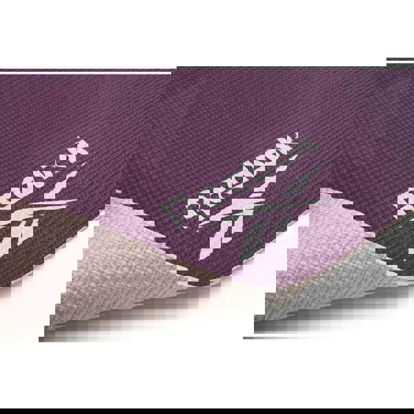 Reebok 4mm Yoga Mat Geometric showing Reebok logo