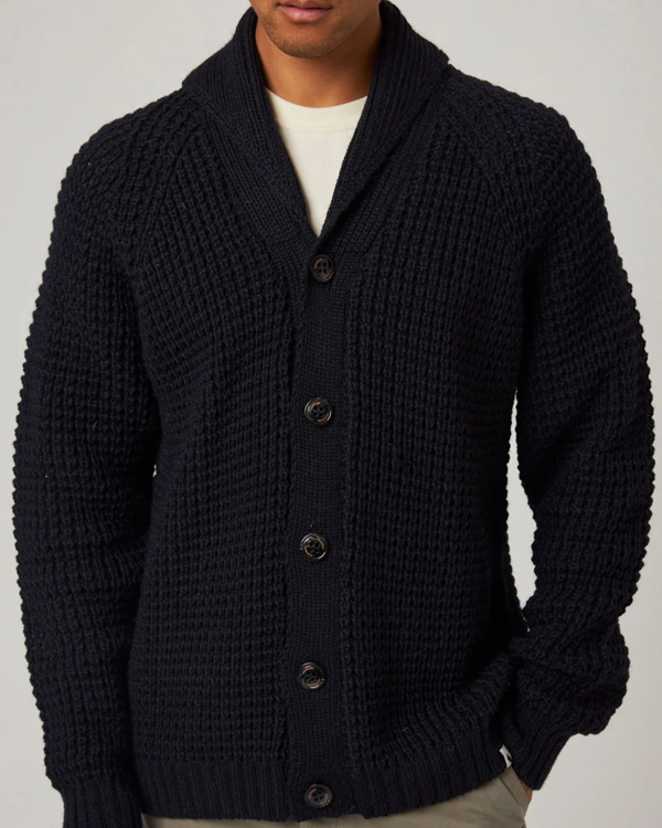 Peregrine  Waffle Shawl Cardigan