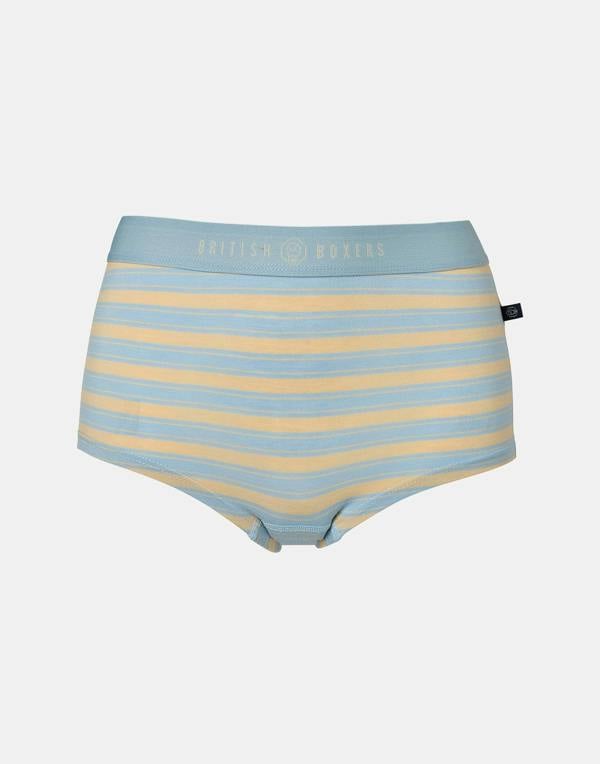 British Boxers Multipack 4 Pairs of Women's Bamboo Hipster Boxer Briefs – On The Pier