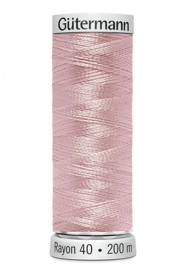 Gutermann No 40 Sulky Rayon Embroidery Thread 200m Rayon Thread Suitable For Embroidery