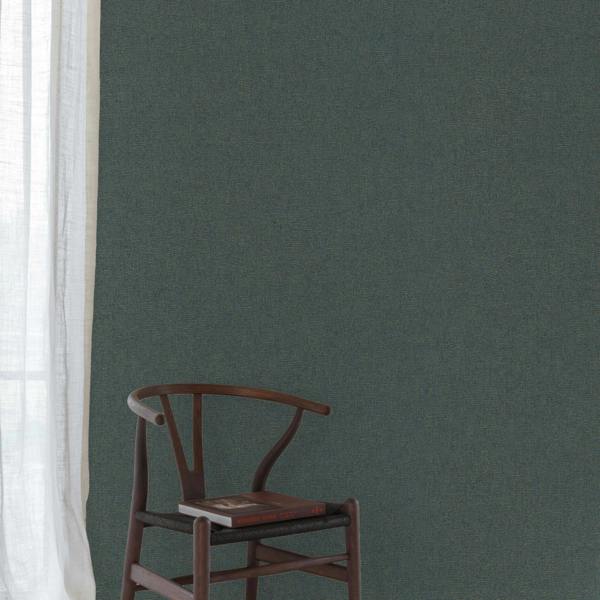 Grandeco Boutique Atogo Semi Plain Woven Effect Luxury Weight Embossed Wallpaper,  Teal Blue