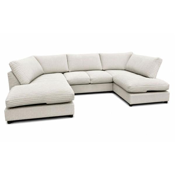 Snug Furniture Preston U Shaped Jumbo Cord Full Back Corner Sofa