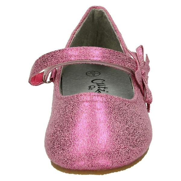 Cutie Girls Cutie Flat Shoes with Bow Detail