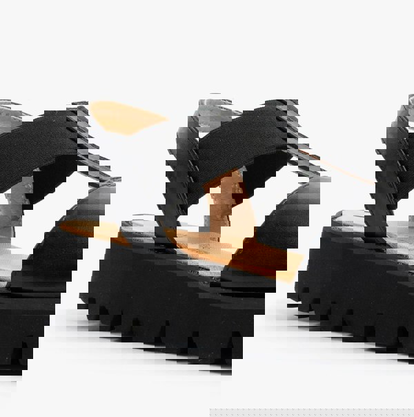 Heavenly Feet RITZ Womens Sandals Black