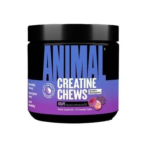 Animal Animal Creatine Chews, Grape - 120 chewable tablets