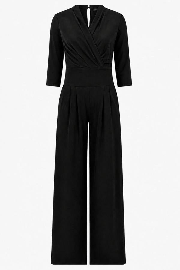 HotSquash Wrap Wide Leg Jumpsuit