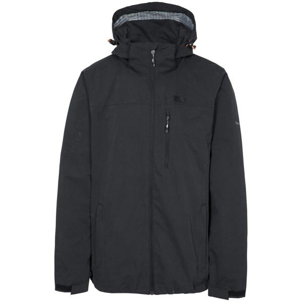 Trespass Mens Weir Waterproof Jacket - Black - 