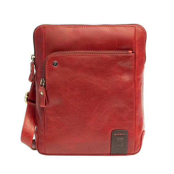 PRIMEHIDE Medium Leather Messenger Bag - Matteo Tuscan