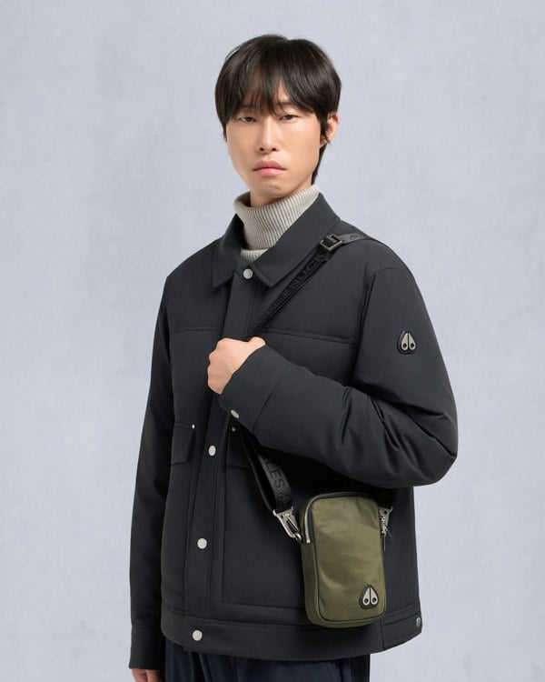 Moose Knuckles The Dial Bag - Black 292 - CHO - Designer Mens Bags