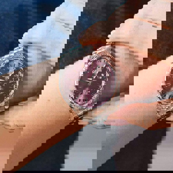 Casio MTP Stainless Steel Purple Dial Watch MTP-1302PD-6AVEF