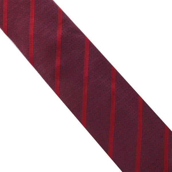 Dunhill subtle repeated d patterned striped silk tie