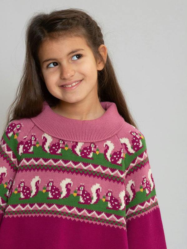 Kite Girls Organic Lucky Squirrel Poncho