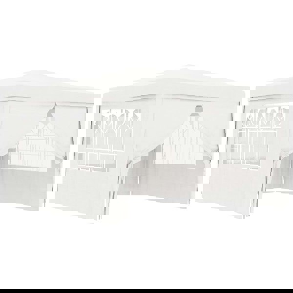 Berkfield Professional Party Tent with Side Walls 4x4 m White 90 g/m