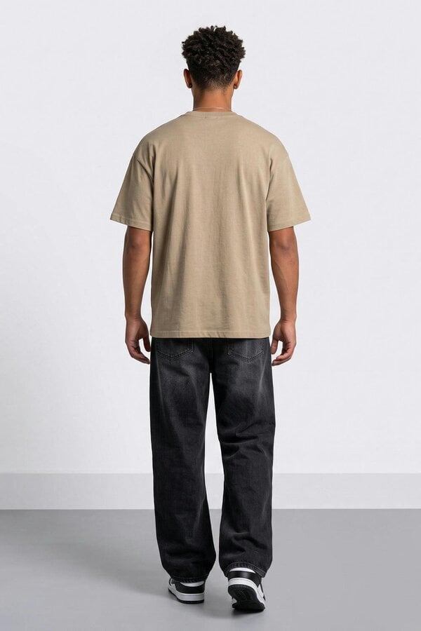London Attitude Burn Out Limited Edition Oversized Heavyweight Graphic T-Shirt