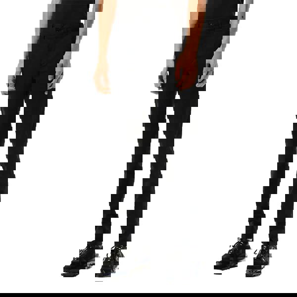 Lacoste Mens Cotton Stretch Slim Chinos - Black - 