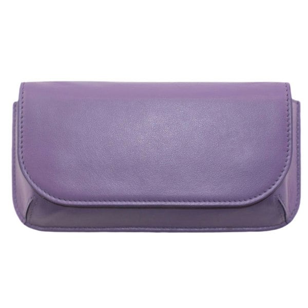 Mala Leather Large Structured Unisex Glasses / Sunglasses Case