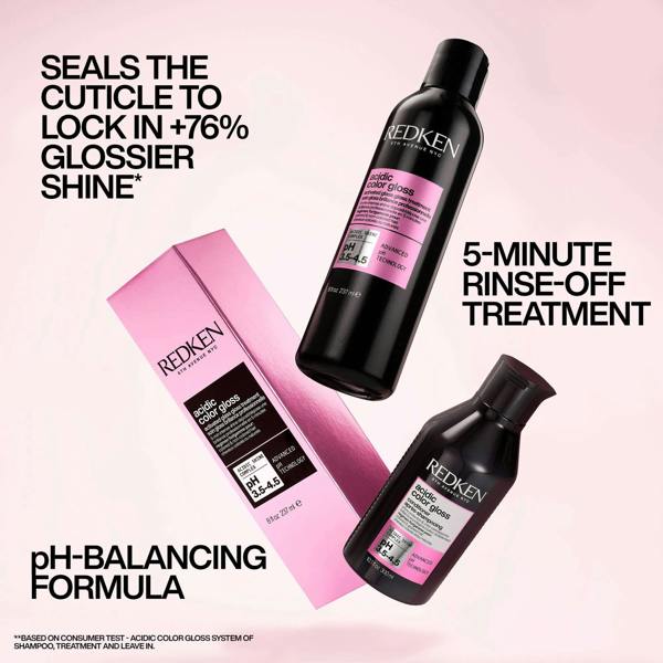 Redken Acidic Color Gloss Activated Glass Gloss Treatment for Glass-Like Shine 237ml - Additional 2