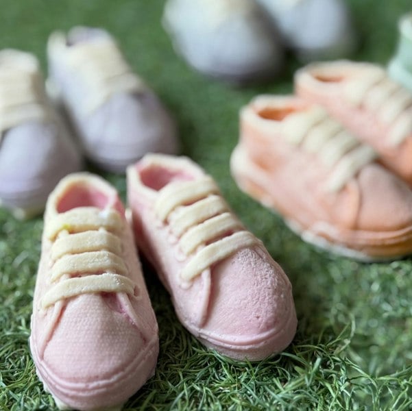 CHOC ON CHOC Pink Chocolate Trainers