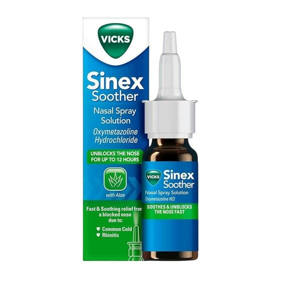 Vicks Sinex Soother Decongestant Nasal Spray, 15ml