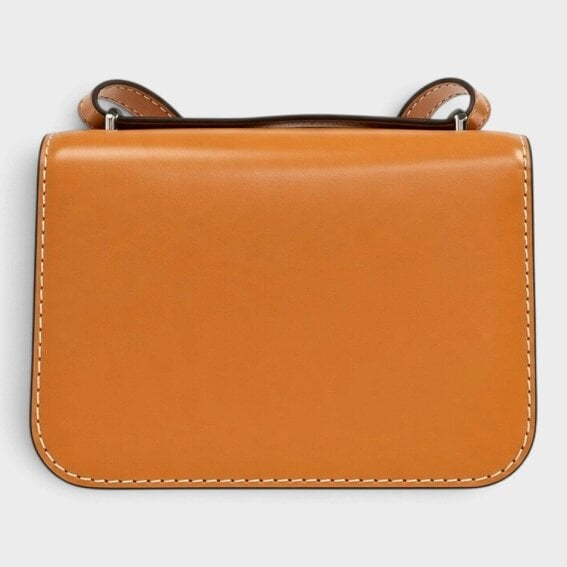 Tory Burch Eleanor Spazzolato Small Convertible Shoulder Bag Peach