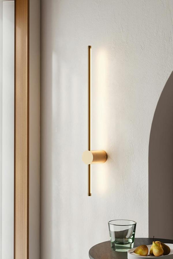 Living and Home 360 Degree Rotatable LED Straight Wall Light Warm Light 60cm
