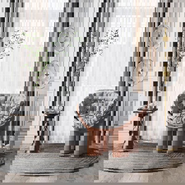 Roly Poly Fiberglass Armchair With Cushion, Black-Weilai Concept-Weilai Concept