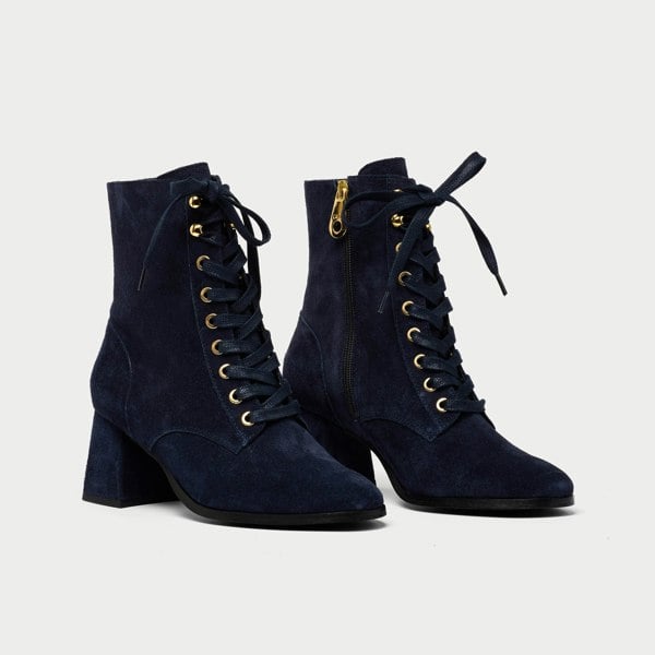 Calla Cleo Boots - Navy Suede