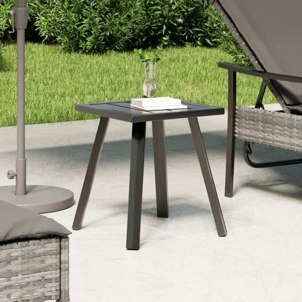 Berkfield Garden Table Anthracite 34x34x38 cm Steel