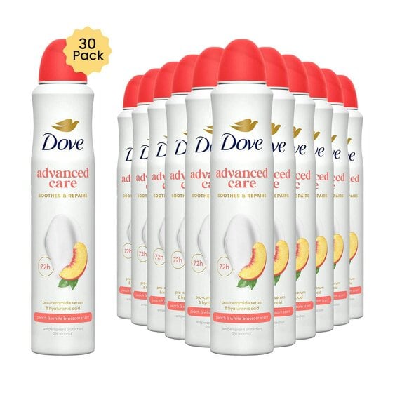 Dove Advanced Care Go Fresh AntiPerspirant Spray Peach & White Blossom, 30x200ml